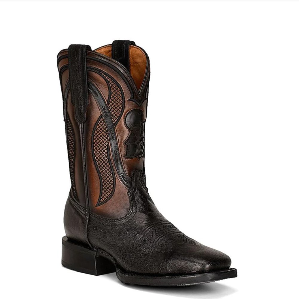 NIB Cuadra Ostrich Belly Western Boots